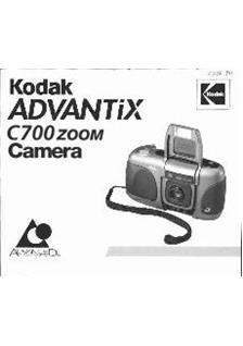 Kodak Advantix C 700 Zoom manual. Camera Instructions.